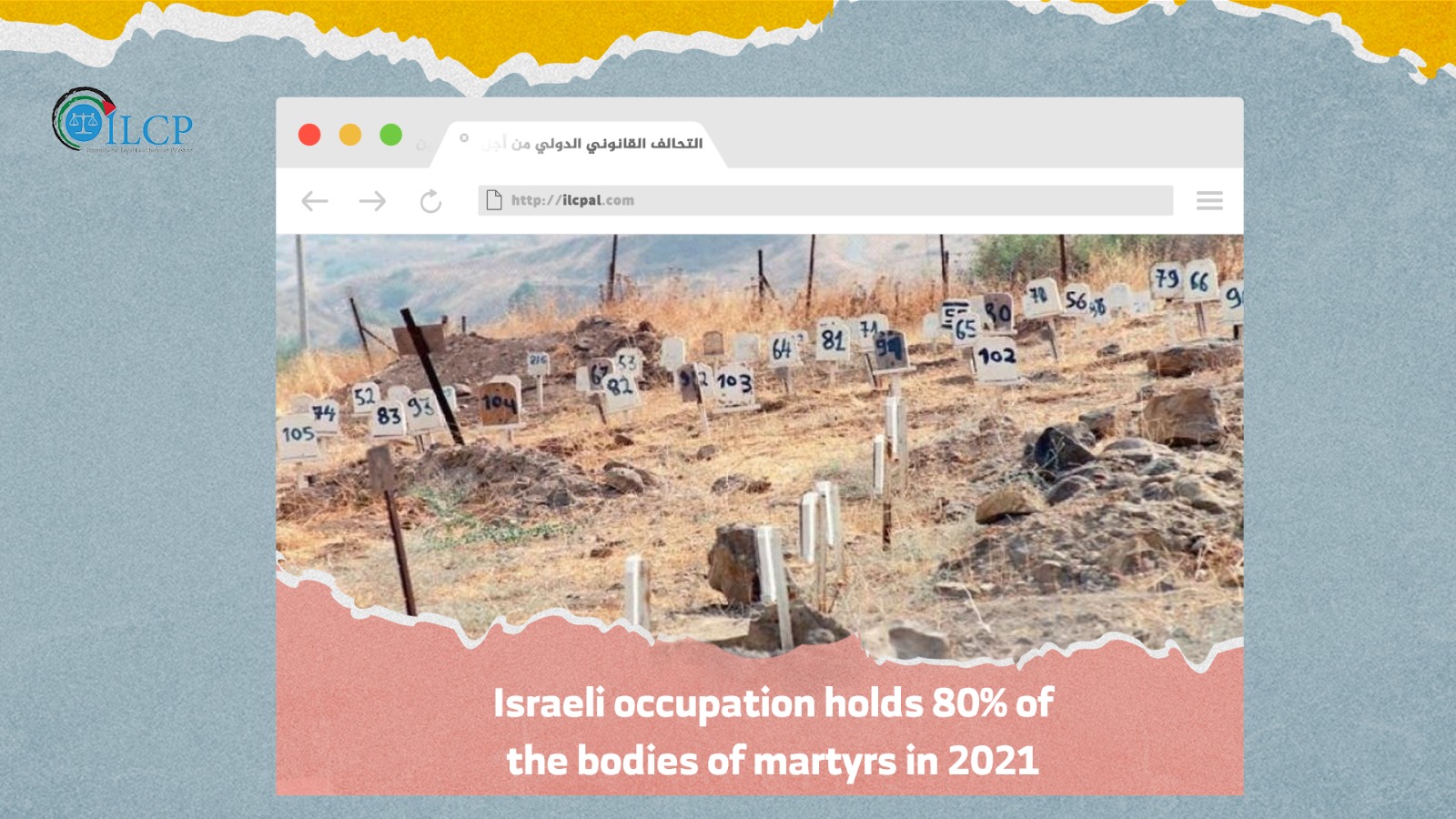 Israeli occupation holds 80% of the bodies of martyrs in 2021