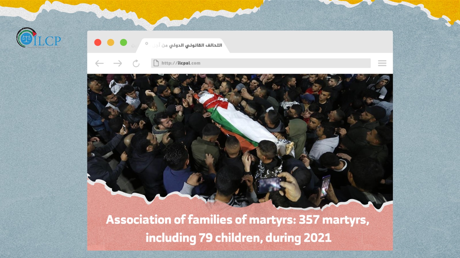 Association of families of martyrs: 357 martyrs, including 79 children, during 2021