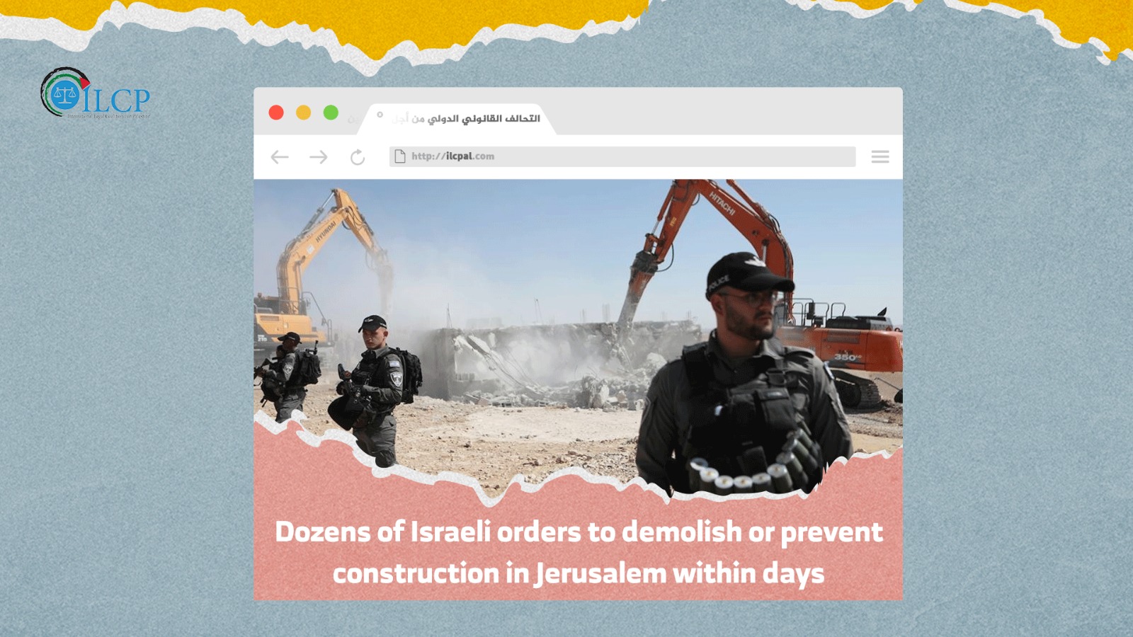 Dozens of Israeli orders to demolish or prevent construction in Jerusalem within days