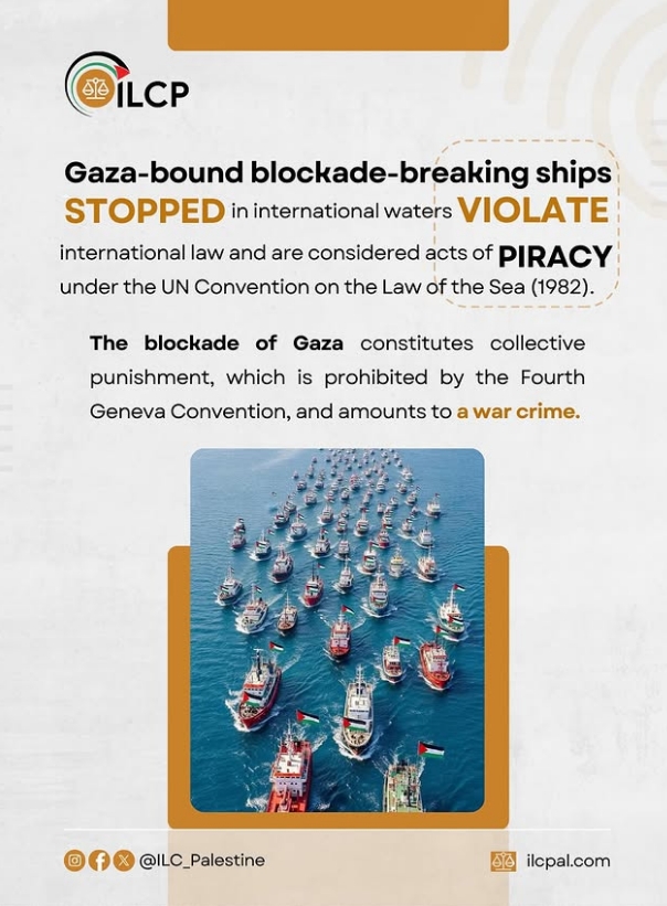 (أسطول الصمود) السفن السلمية